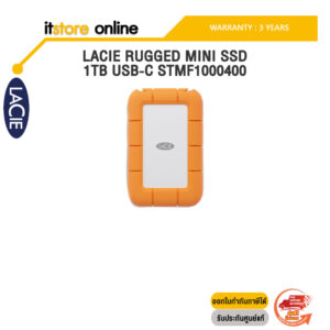 LACIE RUGGED MINI SSD 1TB USB-C STMF1000400 /ประกัน 3 Years/BY ITSTORE-ONLINE