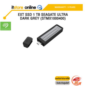 EXT SSD 1 TB SEAGATE ULTRA DARK GREY (STMX1000400) /ประกัน 3 Years/BY ITSTORE-ONLINE