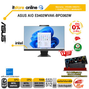 [ผ่อน 0% 10 เดือน]ASUS AIO E3402WVAK-BPC062W /i5-1335U/ประกัน 3 Years Onsite + 1 Year Perfect Warranty/BY ITSTORE-ONLINE
