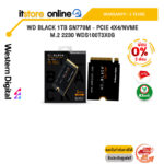 [ผ่อน 0% 6 ด.]WD BLACK 1TB SN770M - PCIE 4X4/NVME M.2 2230 WDS100T3X0G/ประกัน 5 YEARS/BY ITSTORE-ONLINE
