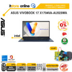 [ผ่อน 0% 10 เดือน]ASUS VIVOBOOK 17 X1704VA-AU523WA /Core 5 120U /ประกัน 2 Years Onsite + 1 Year Perfect warranty/BY ITSTORE-ONLINE