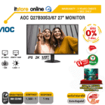 [ผ่อน 0% 6 เดือน]AOC Q27B30S3/67 27" MONITOR (IPS 2K 120Hz)/ประกัน 3 Years Onsite + BKK ONLY/BY ITSTORE-ONLINE