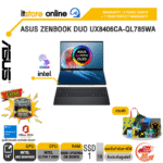 ASUS ZENBOOK DUO UX8406CA-QL785WA /Ultra 7 255H/ประกัน 3 Years Onsite + 1 Year Perfect warranty/BY ITSTORE-ONLINE