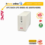 [ผ่อน 0% 6 ด.] APC BACK-UPS BK650-AS (650VA/400W)/ประกัน 2 Y+Onsite /BY ITSTORE ONLINE