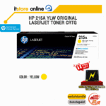 HP 215A Ylw Original LaserJet Toner Crtg (W2312A)/BY ITSTORE ONLINE