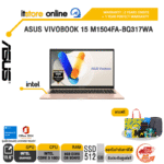 ASUS VIVOBOOK 15 X1504VA-ROSE3345WA /Core 3 100U/ประกัน 2 Years Onsite + 1 Year Perfect warranty/BY ITSTORE-ONLINE