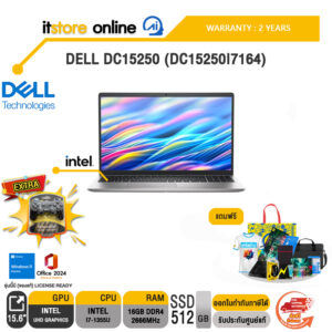 DELL DC15250 (DC15250I7164) /i7-1355U/ประกัน 2 Years/BY ITSTORE-ONLINE