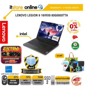 [ผ่อน 0% 10 ด.]LENOVO LEGION 9 16IRX9 83G0003TTA/i9-14900HX/ประกัน 4 Years Onsite/BY ITSTORE-ONLINE (คัดลอก)
