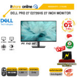 [ผ่อน 0% 3 เดือน]DELL PRO 27 E2726HS​ 27 INCH MONITOR (IPS FHD 100Hz)/ประกัน 3 Years/BY ITSTORE-ONLINE