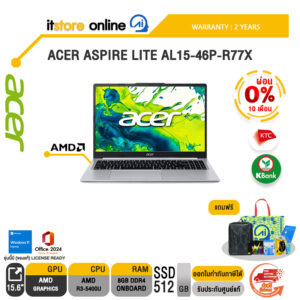 [ผ่อน 0% 10 เดือน]ACER ASPIRE LITE AL15-46P-R77X /R3-5400U/ประกัน 2 Years/BY ITSTORE-ONLINE