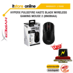 HYPERX PULSEFIRE HASTE BLACK WIRELESS GAMING MOUSE 2 (6N0B0AA)/ประกัน2 Years Carry-in Regional/BY ITSTORE ONLINE