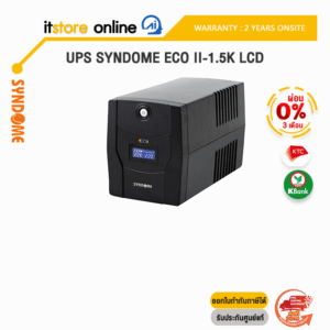 [ผ่อน 0% 3 ด.]UPS SYNDOME ECO II-1.5K LCD/ประกัน 2 Years Onsite /BY ITSTORE ONLINE