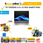 HP PROBOOK 4 G1I 16 INCH D64BYPT#AKL /Ultra 5 225U/ประกัน 1 Year/BY ITSTORE-ONLINE
