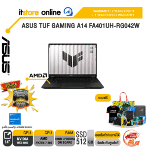 ASUS TUF GAMING A14 FA401UH-RG042W /Ryzen 7 260/ประกัน 2 Years Onsite + 1 Year Perfect warranty/BY ITSTORE-ONLINE