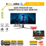 ACER PREDATOR X34 X5BMIIPHUZX 34 INCH MONITOR (QD-OLED UWQHD 240Hz)/ประกัน 3 Years/BY ITSTORE-ONLINE