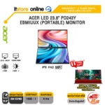 ACER LED 23.8" PD243Y EBMIUUX (PORTABLE) MONITOR (IPS FHD 100Hz)/ประกัน 3 Years/BY ITSTORE-ONLINE