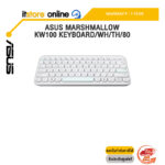 ASUS MARSHMALLOW KW100 KEYBOARD/WH/TH/80 /ประกัน 1 Year/BY ITSTORE-ONLINE