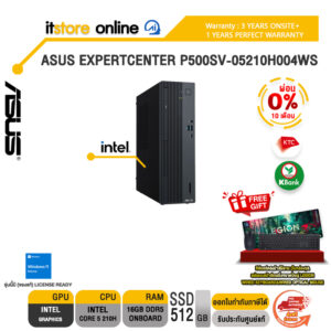 [ผ่อน 0% 10 เดือน]ASUS EXPERTCENTER P500SV-05210H004WS /Core 5 210H/ประกัน 3 Years Onsite + 1 Year Perfect Warranty/BY ITSTORE-ONLINE