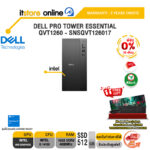 [ผ่อน 0% 10 เดือน]DELL PRO TOWER ESSENTIAL QVT1260 - SNSQVT126017 /i3 14100/ประกัน 3 Years Onsite/BY ITSTORE-ONLINE