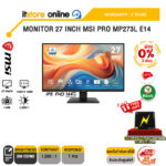 [ผ่อน 0% 3 เดือน]MONITOR 27 INCH MSI PRO MP273L E14 (IPS FHD 144Hz)/ประกัน 3 Years/BY ITSTORE-ONLINE