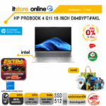 [ผ่อน 0% 10 เดือน]HP PROBOOK 4 G1I 16 INCH D64BYPT#AKL /Ultra 5 225U/ประกัน 1 Year/BY ITSTORE-ONLINE