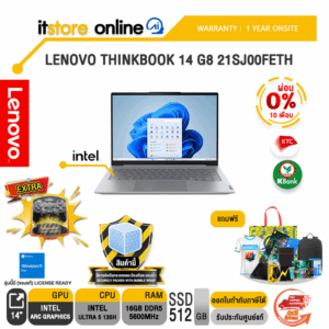 [ผ่อน 0% 10 เดือน]LENOVO THINKBOOK 14 G8 21SJ00FETH /Ultra 5 135H/ประกัน 1 Year Onsite/BY ITSTORE-ONLINE