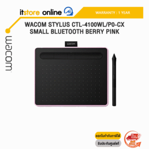 WACOM STYLUS CTL-4100WL/P0-CX SMALL BLUETOOTH BERRY PINK/ประกัน 1 Year /BY ITSTORE ONLINE