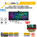 DELL PRO P 34 USB-C HUB CONFERENCING P3426WEB MONITOR (IPS WQHD 100Hz)/ประกัน 3 Years/BY ITSTORE-ONLINE