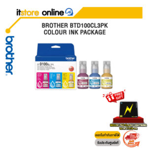 BROTHER BTD100CL3PK COLOUR INK PACKAGE/BY ITSTORE-ONLINE