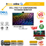 [ผ่อน 0% 10 เดือน]DELL PRO P 27 CONFERENCING P2726DEB MONITOR (IPS QHD 100Hz)/ประกัน 3 Years/BY ITSTORE-ONLINE