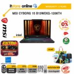 [ผ่อน 0% 10 เดือน]MSI CYBORG 15 B13WEKG-1206TH /i5-13420H/ประกัน 2 Years/BY ITSTORE-ONLINE