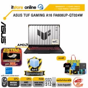 ASUS TUF GAMING A16 FA608UP-QT024W /Ryzen 7 260/ประกัน 2 Years Onsite + 1 Year Perfect warranty/BY ITSTORE-ONLINE
