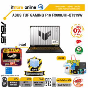 [ผ่อน 0% 10 เดือน]ASUS TUF GAMING F16 FX608JHI-QT319W /i7-14650HX/ประกัน 2 Years Onsite + 1 Year Perfect warranty/BY ITSTORE-ONLINE