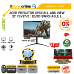 [ผ่อน 0% 10 เดือน]ACER PREDATOR SPATIALL ABS VIEW 27 PSV27-2 : 2D/3D SWICHABLE L (AHVA 4K 160Hz)/ประกัน 3 Years/BY ITSTORE-ONLINE
