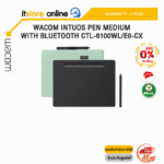 [ผ่อน 0% 6 ด.]WACOM INTUOS PEN MEDIUM WITH BLUETOOTH CTL-6100WL/E0-CX /ประกัน 1 year /BY ITSTORE ONLINE