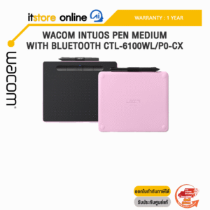 WACOM INTUOS PEN MEDIUM WITH BLUETOOTH CTL-6100WL/P0-CX /ประกัน 1 year /BY ITSTORE ONLINE