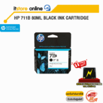 HP 711B 80ml Black Ink Cartridge/BY ITSTORE ONLINE