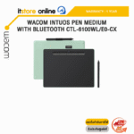 WACOM INTUOS PEN MEDIUM WITH BLUETOOTH CTL-6100WL/E0-CX /ประกัน 1 year /BY ITSTORE ONLINE