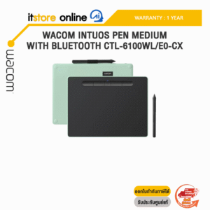 WACOM INTUOS PEN MEDIUM WITH BLUETOOTH CTL-6100WL/E0-CX /ประกัน 1 year /BY ITSTORE ONLINE
