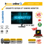 [ผ่อน 0% 3 เดือน]GIGABYTE G27Q20 27" GAMING MONITOR (SS IPS 2K 200Hz)/ประกัน 3 Years/BY ITSTORE-ONLINE