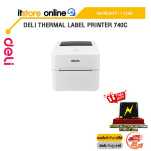 DELI THERMAL LABEL PRINTER 740C /ประกัน 1 Year/BY ITSTORE-ONLINE