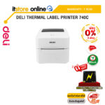 [ผ่อน 0% 3 เดือน]DELI THERMAL LABEL PRINTER 740C /ประกัน 1 Year/BY ITSTORE-ONLINE