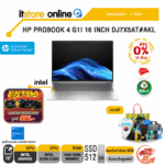 [ผ่อน 0% 10 เดือน]HP PROBOOK 4 G1I 16 INCH DJ7X5AT#AKL /Ultra 5 225U/ประกัน 1 Year/BY ITSTORE-ONLINE