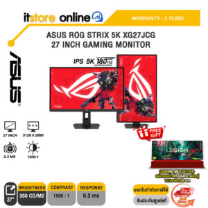 ASUS ROG STRIX 5K XG27JCG 27 INCH GAMING MONITOR (IPS 5K 180Hz)/ประกัน 3 Years/BY ITSTORE-ONLINE