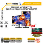 SAMSUNG VIEWFINITY S8 S80HF LS27H802EFAXXT 27" MONITOR (IPS 5K/60Hz)/ประกัน 3 Years Onsite/BY ITSTORE ONLINE