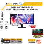 SAMSUNG VIEWFINITY S8 S85TH LS40H850TAEXXT 40" MONITOR (VA WUHD/144Hz) /ประกัน 3 Years Onsite/BY ITSTORE ONLINE
