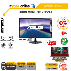 [ผ่อน0%10ด.]ASUS Monitor VT229H (IPS/60Hz)/BY NOTEBOOK STORE /BY ITSTORE ONLINE