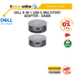 [ผ่อน 0% 3 เดือน]DELL 6-IN-1 USB-C MULTIPORT ADAPTER - DA305 /ประกัน 3 Years/BY ITSTORE-ONLINE