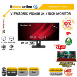 [ผ่อน 0% 10 เดือน]VIEWSONIC VG3456 34.1 INCH MONITOR (VA 4K 60Hz)/ประกัน 3 Years/BY ITSTORE-ONLINE