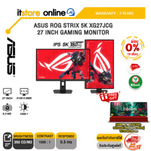 [ผ่อน 0% 10 เดือน]ASUS ROG STRIX 5K XG27JCG 27 INCH GAMING MONITOR (IPS 5K 180Hz)/ประกัน 3 Years/BY ITSTORE-ONLINE